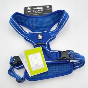 TRUELOVE Dog harness NEW royal blue size MEDIUM